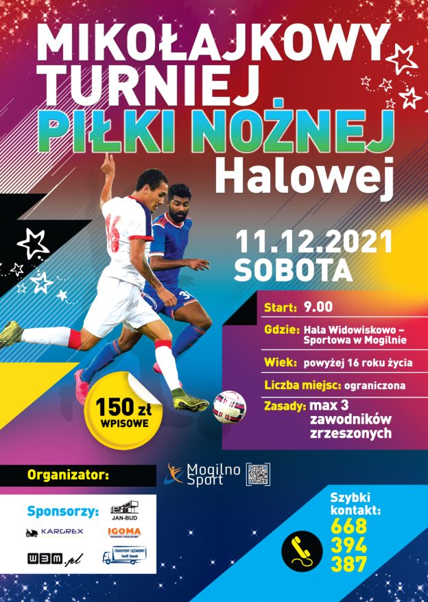 MIKOŁAJKOWY TURNIEJ PIŁKI NOŻNEJ HALOWEJ Mogilno Sport Hala